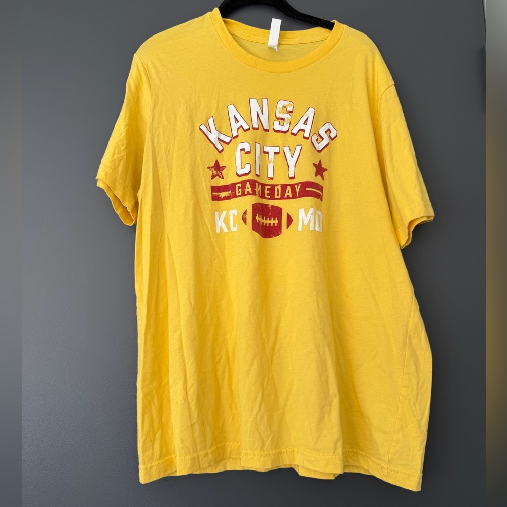 Bella Canvas Kansas City Chiefs Game Day Short Sleeve Shirt